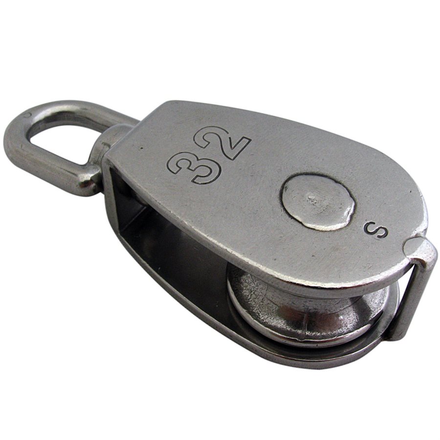 S314 32MM Stainless Steel Round Block