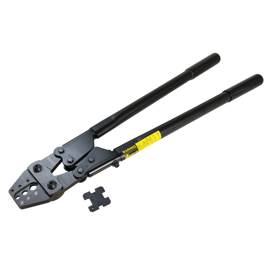 24" Hand swager with cutter combo for 1/16 3/32,1/8 and 3/16 fittings 