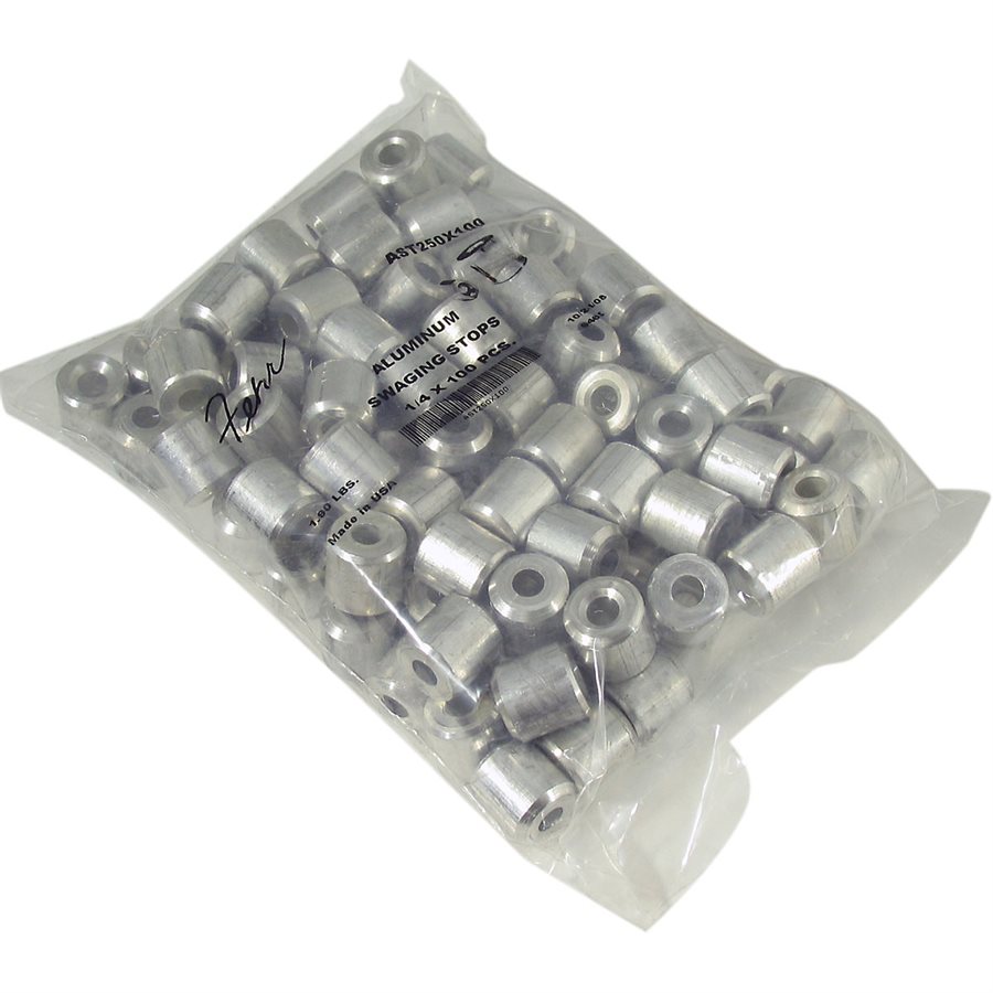 Aluminum Stops - 1/4 in