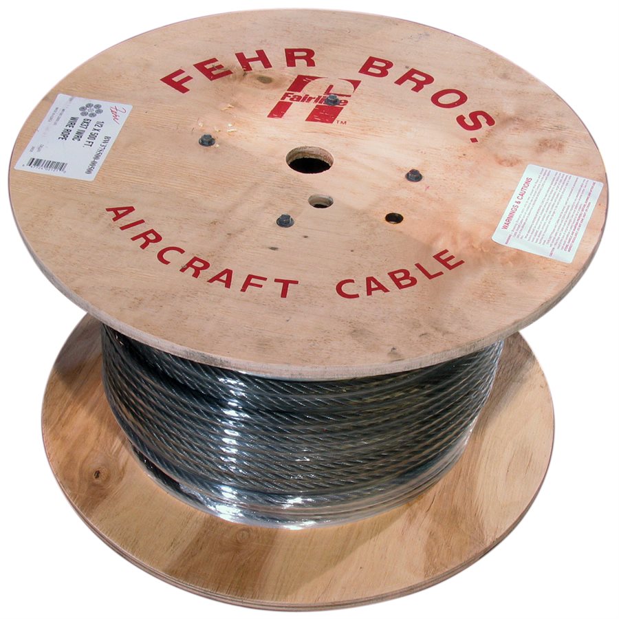 Bright Steel Core Wire Rope - 5/8 in X 6x25