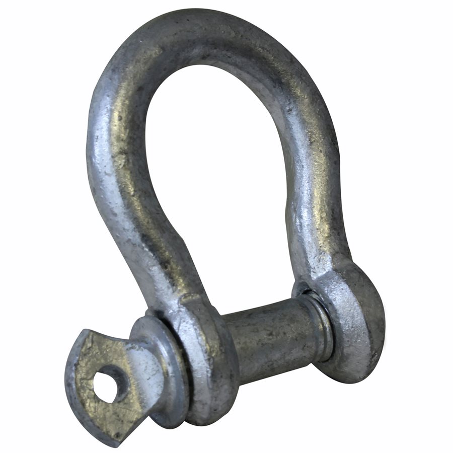 Commercial Grade Screw Pin Anchor Shackles - 3/16 in