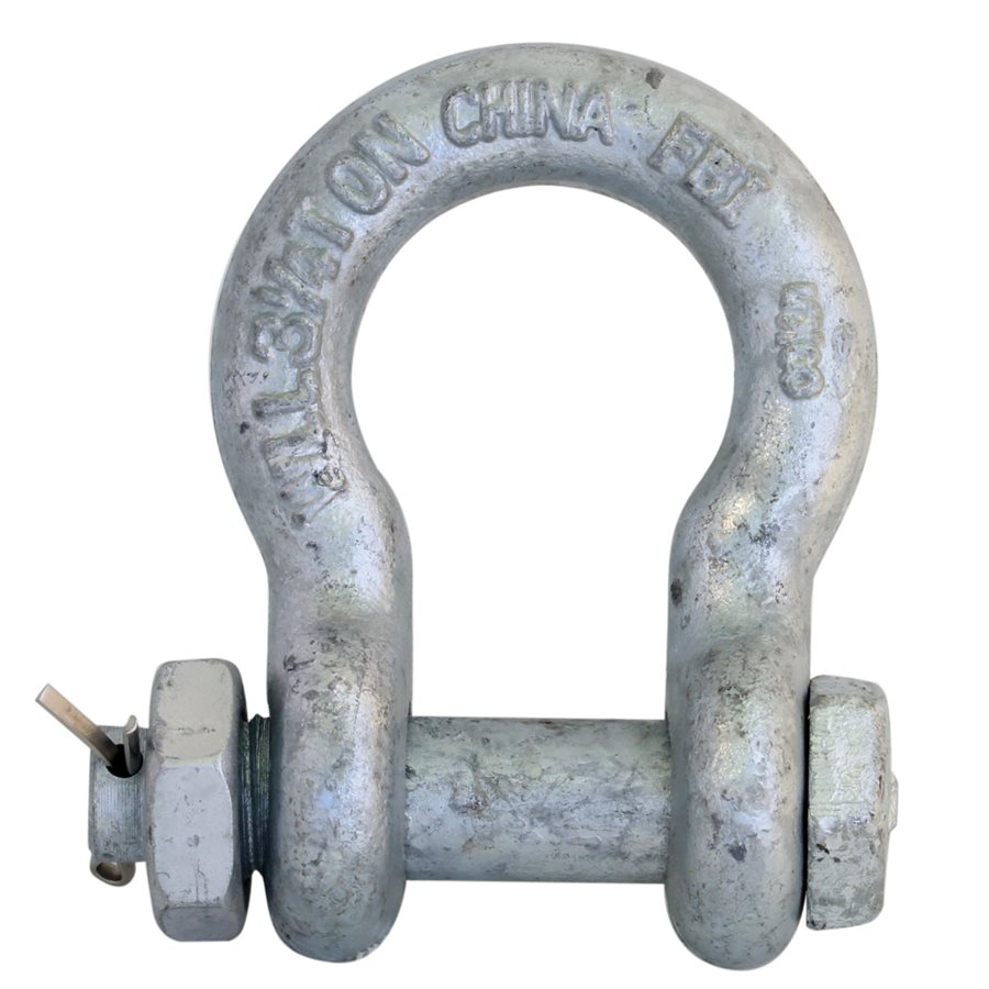 Safety Shackle with Nut & Pin - 5/8 in