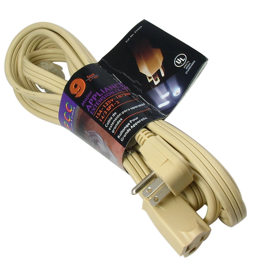 UL Listed Extension Cord - 9 ft