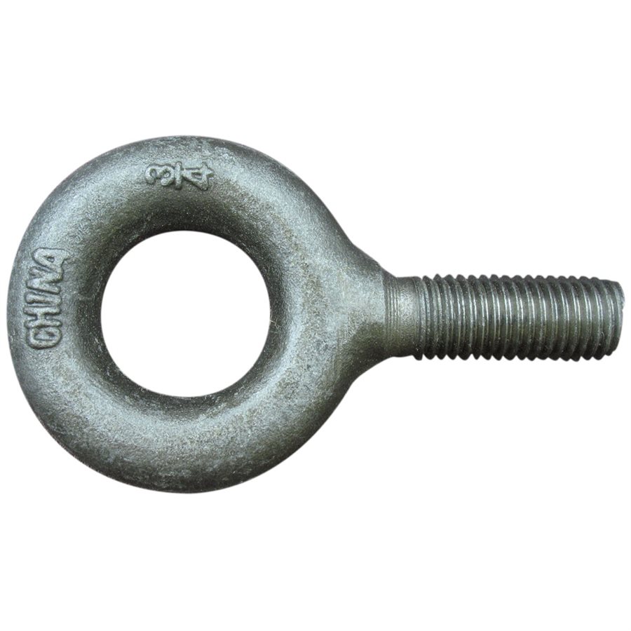 Forged Machinery Eyebolt Self Colored - Plain Pattern - 3/4-10 in X 2 in