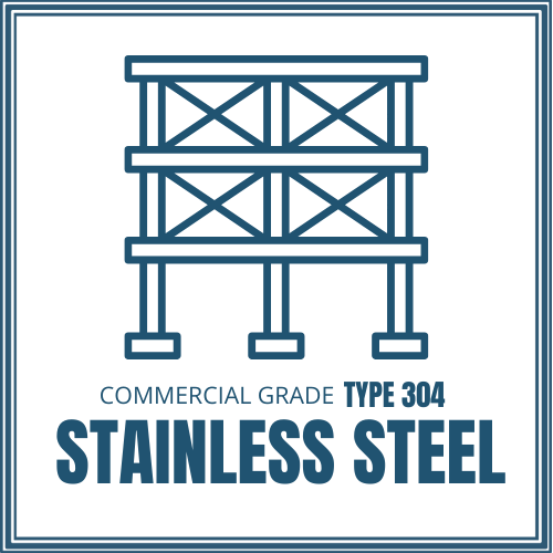type 304 stainless steel icon