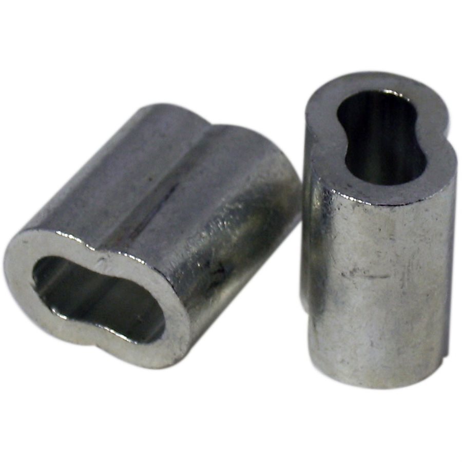 Zinc Plated Copper Sleeves - 1/4 in