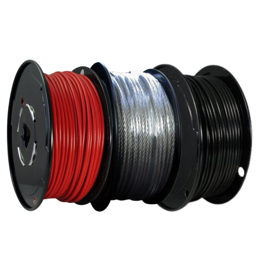 Nylon and Vinyl Coated Steel Cable