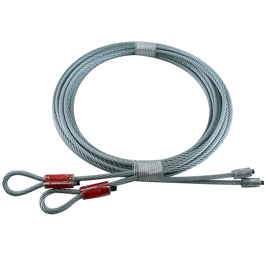 1 / 8 X 102 7X19 GAC Garage Door Torsion Lift Cables Red